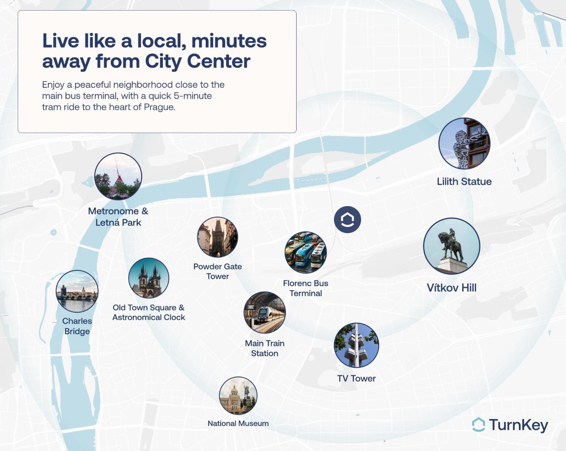 Turnkey I Main Bus Station Апартаменти Прага
